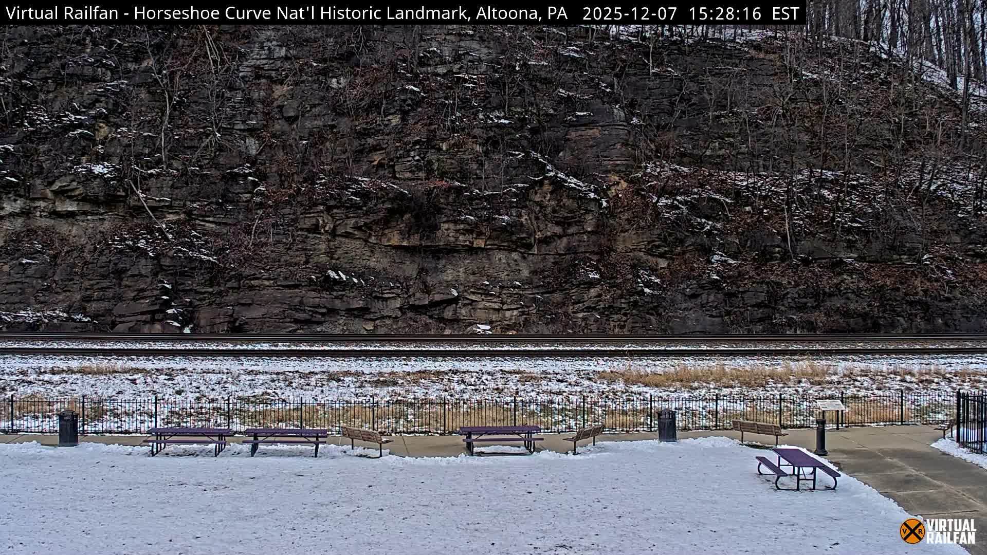 Altoona, The  Horseshoe Curve National Historic Landmark Railroad Live Cam - Altoona, Blair County, Pennsylvania, USA