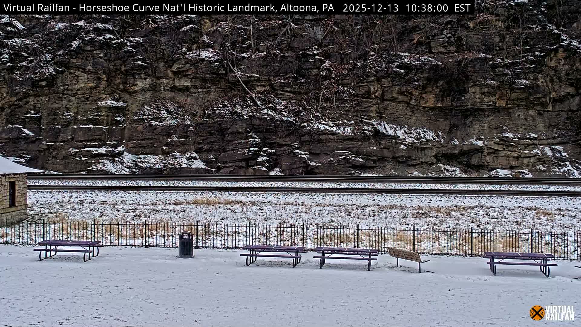 Altoona, The  Horseshoe Curve National Historic Landmark Railroad Live Cam - Altoona, Blair County, Pennsylvania, USA