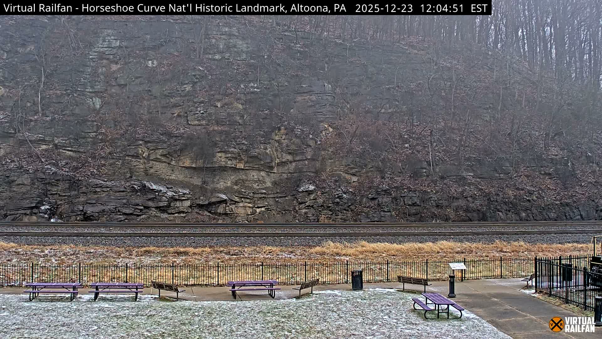 Altoona, The  Horseshoe Curve National Historic Landmark Railroad Live Cam - Altoona, Blair County, Pennsylvania, USA