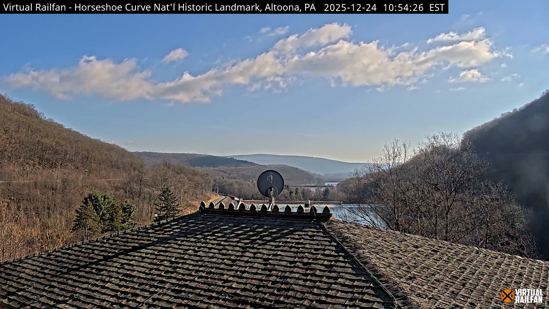 Altoona, The  Horseshoe Curve National Historic Landmark Railroad Live Cam - Altoona, Blair County, Pennsylvania, USA