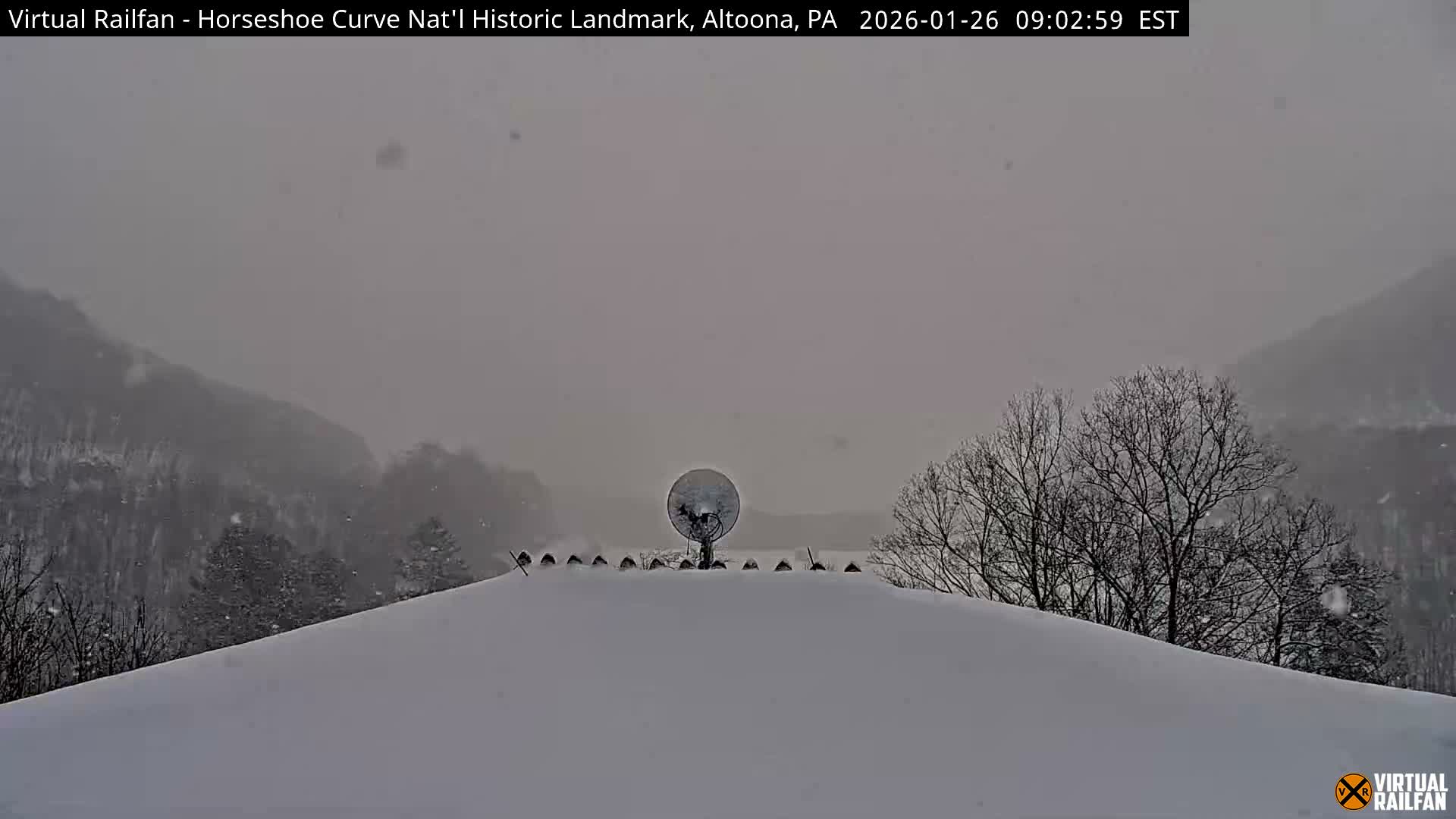Altoona, The  Horseshoe Curve National Historic Landmark Railroad Live Cam - Altoona, Blair County, Pennsylvania, USA