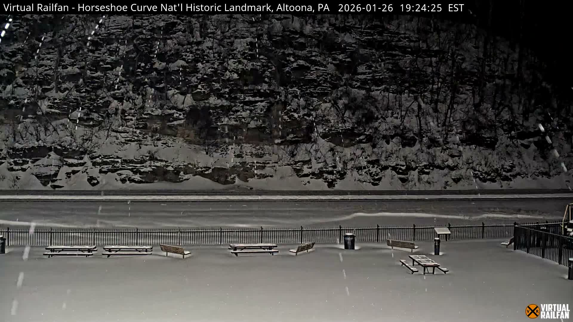 Altoona, The  Horseshoe Curve National Historic Landmark Railroad Live Cam - Altoona, Blair County, Pennsylvania, USA