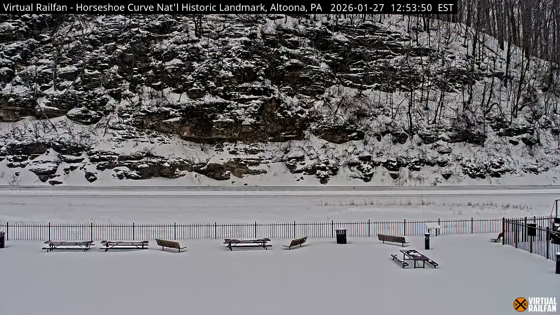 Altoona, The  Horseshoe Curve National Historic Landmark Railroad Live Cam - Altoona, Blair County, Pennsylvania, USA