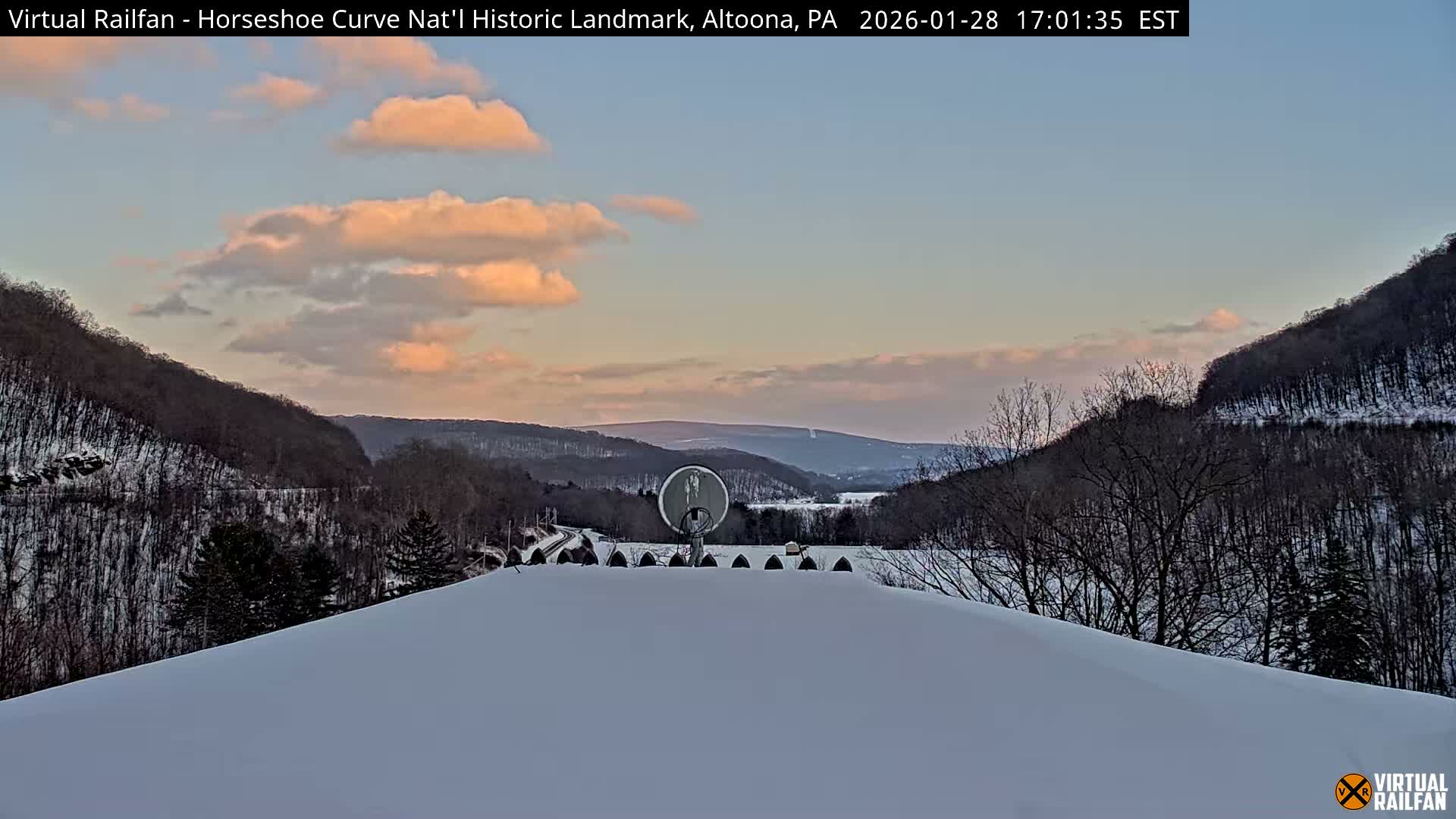 Altoona, The  Horseshoe Curve National Historic Landmark Railroad Live Cam - Altoona, Blair County, Pennsylvania, USA
