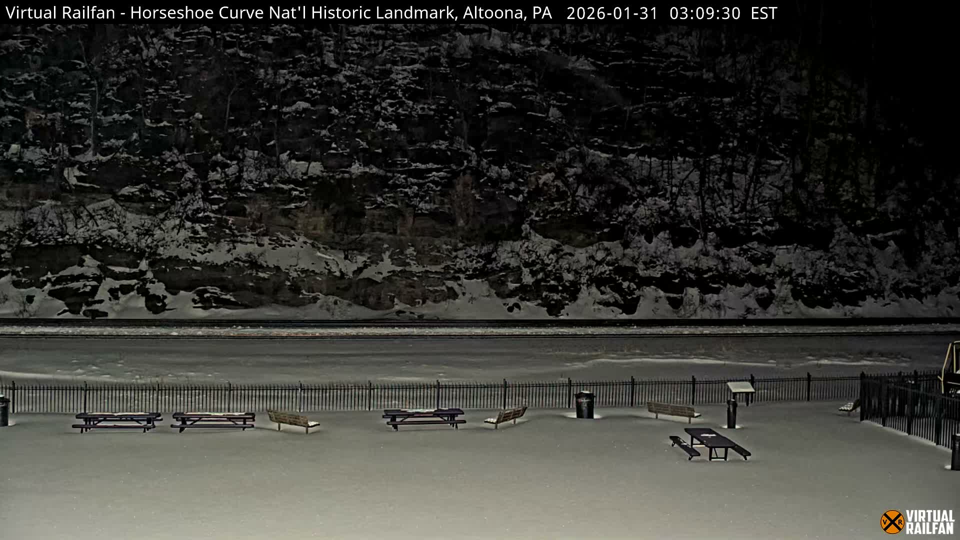 Altoona, The  Horseshoe Curve National Historic Landmark Railroad Live Cam - Altoona, Blair County, Pennsylvania, USA