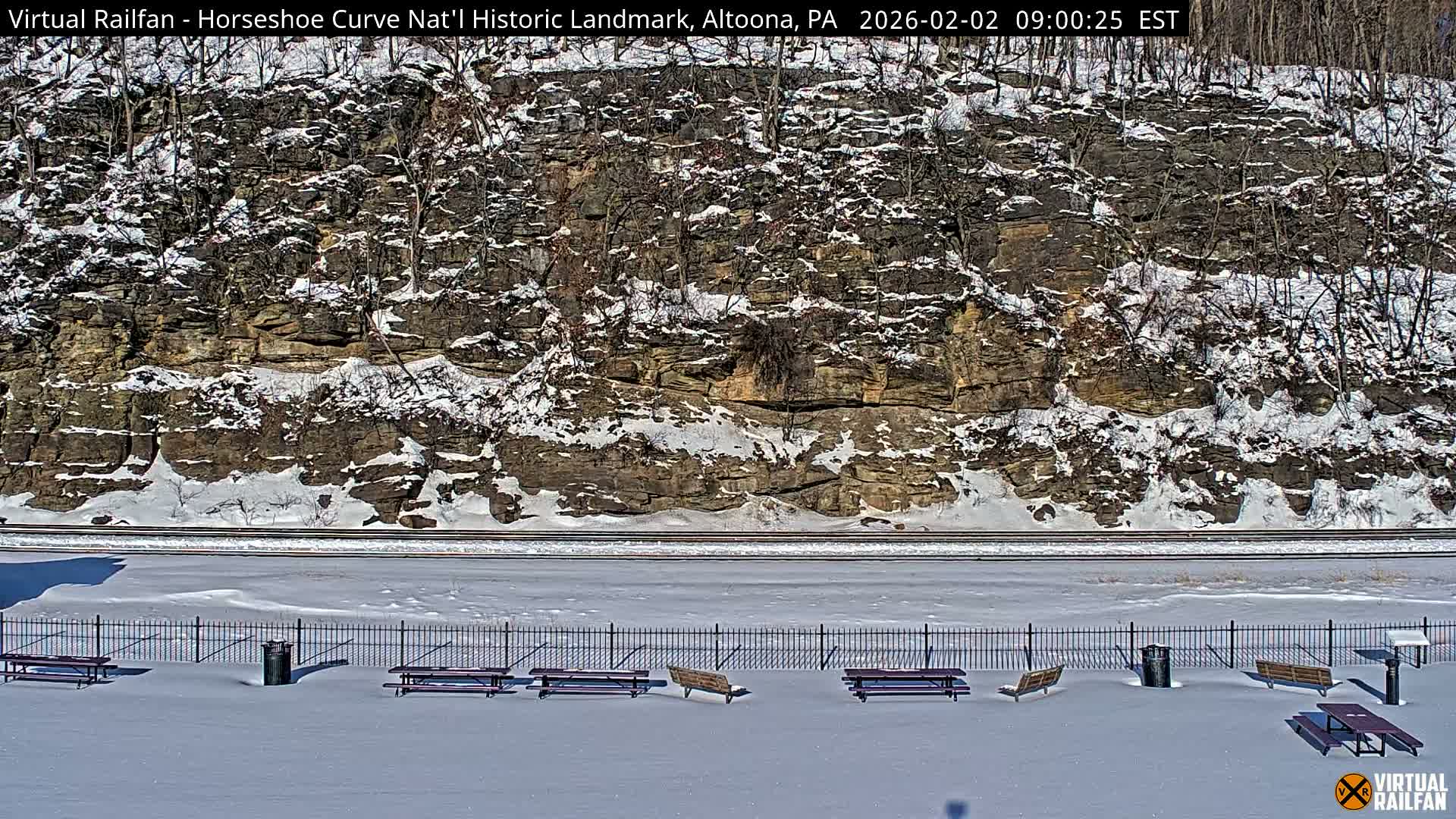 Altoona, The  Horseshoe Curve National Historic Landmark Railroad Live Cam - Altoona, Blair County, Pennsylvania, USA