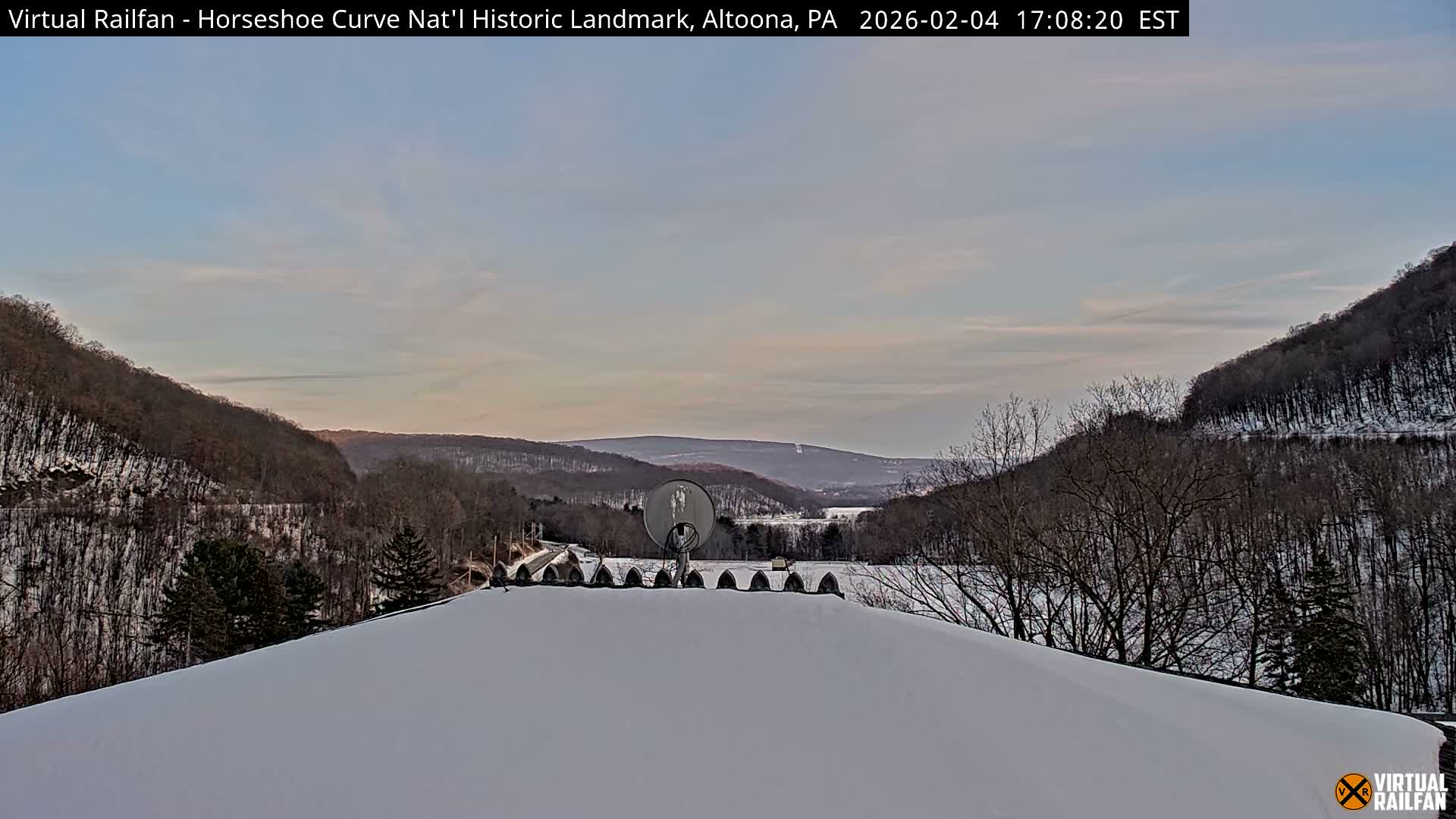 Altoona, The  Horseshoe Curve National Historic Landmark Railroad Live Cam - Altoona, Blair County, Pennsylvania, USA
