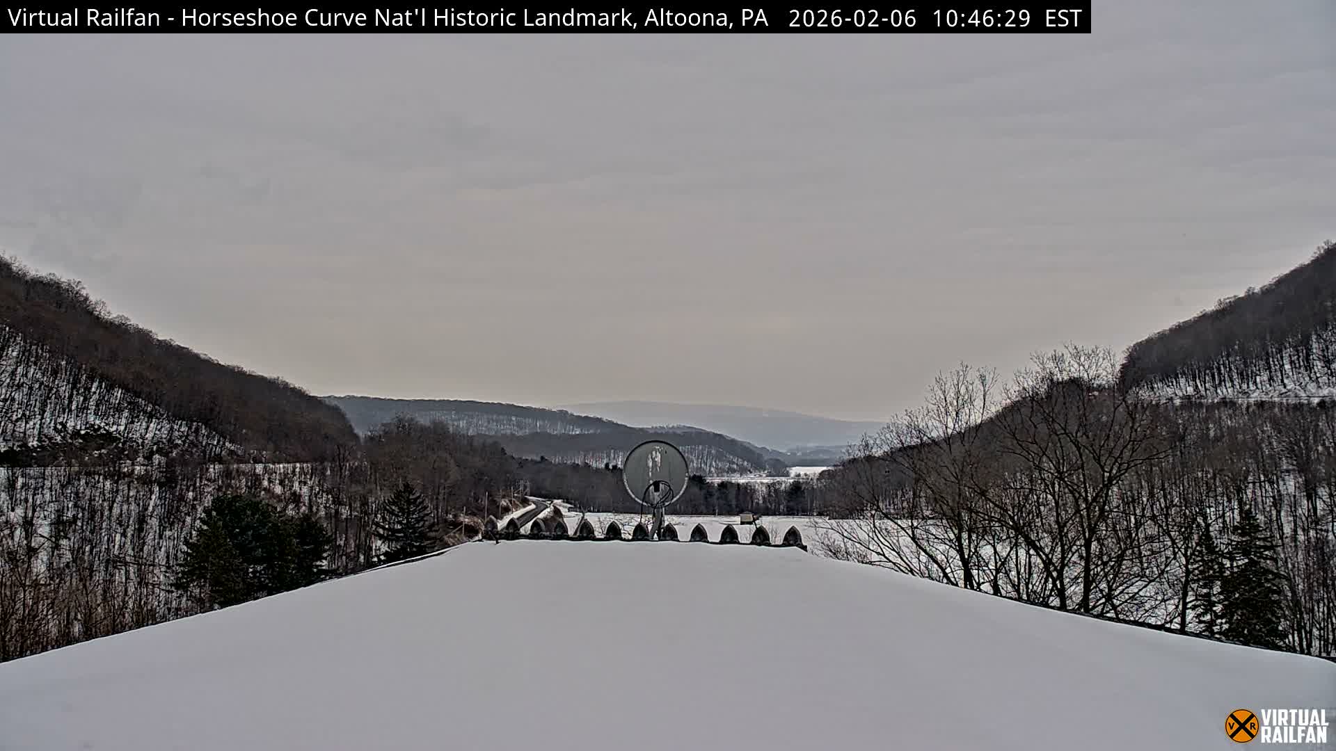 Altoona, The  Horseshoe Curve National Historic Landmark Railroad Live Cam - Altoona, Blair County, Pennsylvania, USA