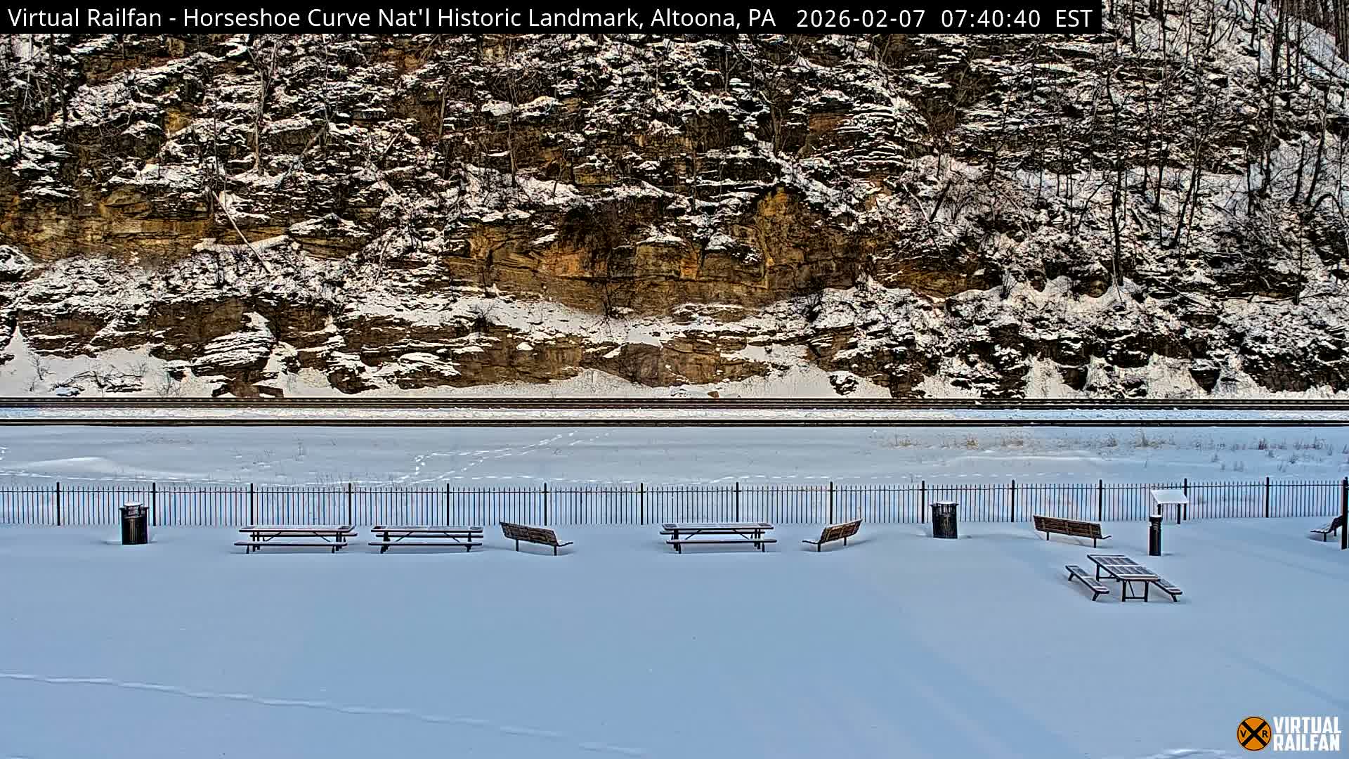 Altoona, The  Horseshoe Curve National Historic Landmark Railroad Live Cam - Altoona, Blair County, Pennsylvania, USA