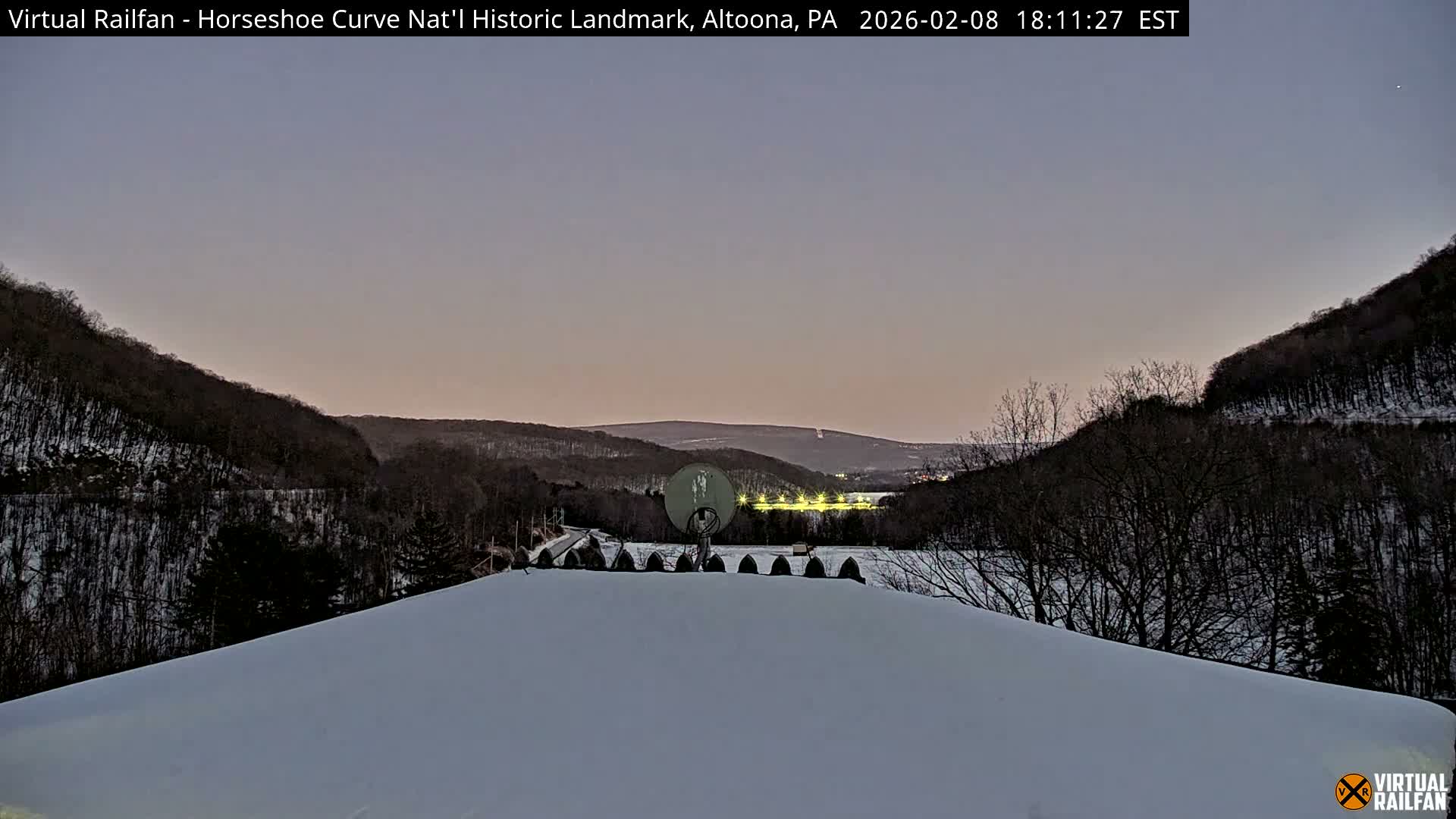 Altoona, The  Horseshoe Curve National Historic Landmark Railroad Live Cam - Altoona, Blair County, Pennsylvania, USA