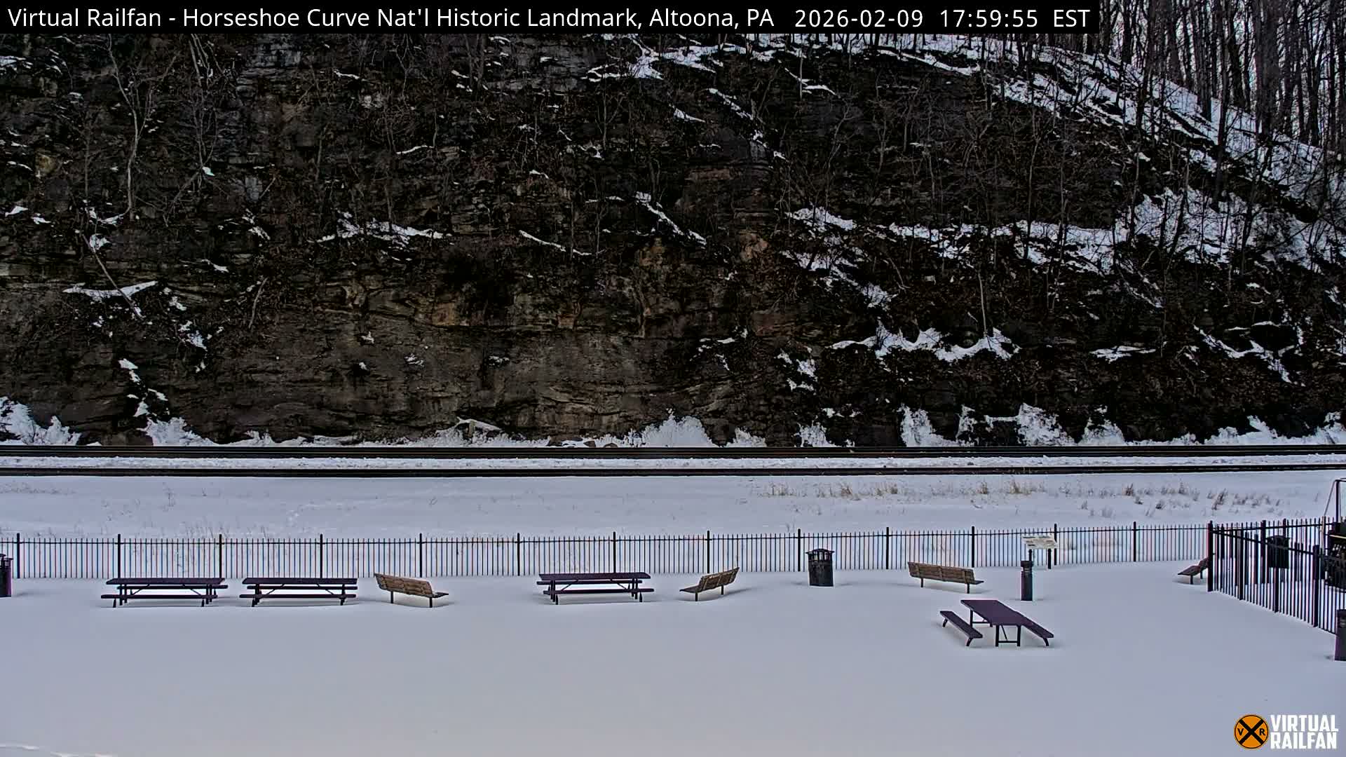 Altoona, The  Horseshoe Curve National Historic Landmark Railroad Live Cam - Altoona, Blair County, Pennsylvania, USA