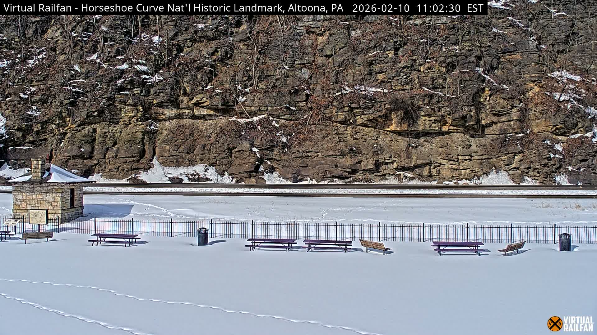 Altoona, The  Horseshoe Curve National Historic Landmark Railroad Live Cam - Altoona, Blair County, Pennsylvania, USA