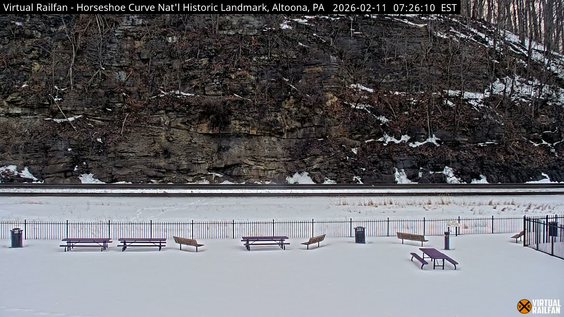 Altoona, The  Horseshoe Curve National Historic Landmark Railroad Live Cam - Altoona, Blair County, Pennsylvania, USA
