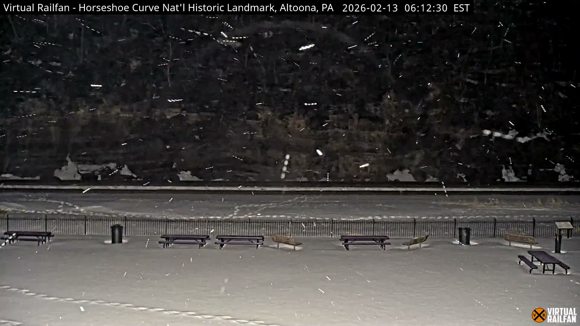 Altoona, The  Horseshoe Curve National Historic Landmark Railroad Live Cam - Altoona, Blair County, Pennsylvania, USA