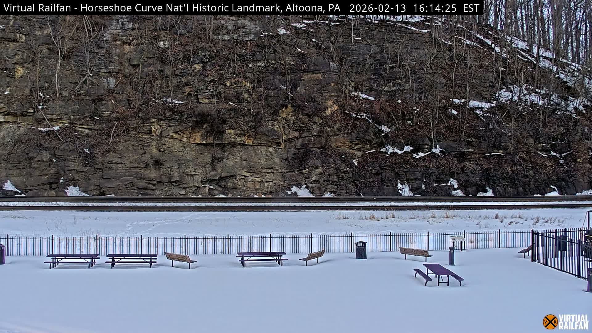 Altoona, The  Horseshoe Curve National Historic Landmark Railroad Live Cam - Altoona, Blair County, Pennsylvania, USA