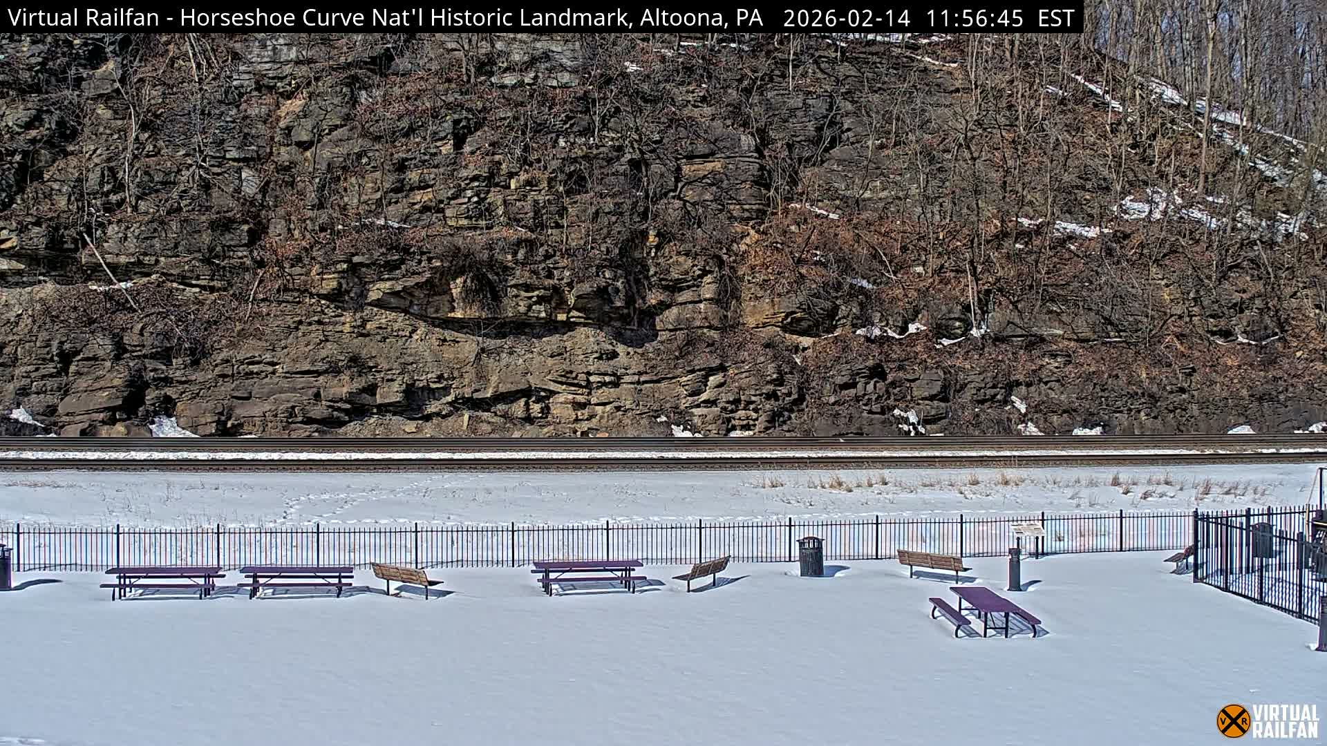 Altoona, The  Horseshoe Curve National Historic Landmark Railroad Live Cam - Altoona, Blair County, Pennsylvania, USA