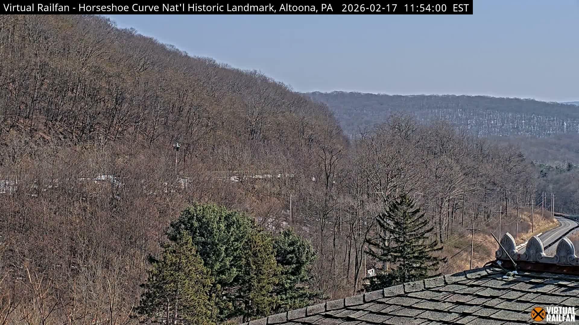 Altoona, The  Horseshoe Curve National Historic Landmark Railroad Live Cam - Altoona, Blair County, Pennsylvania, USA
