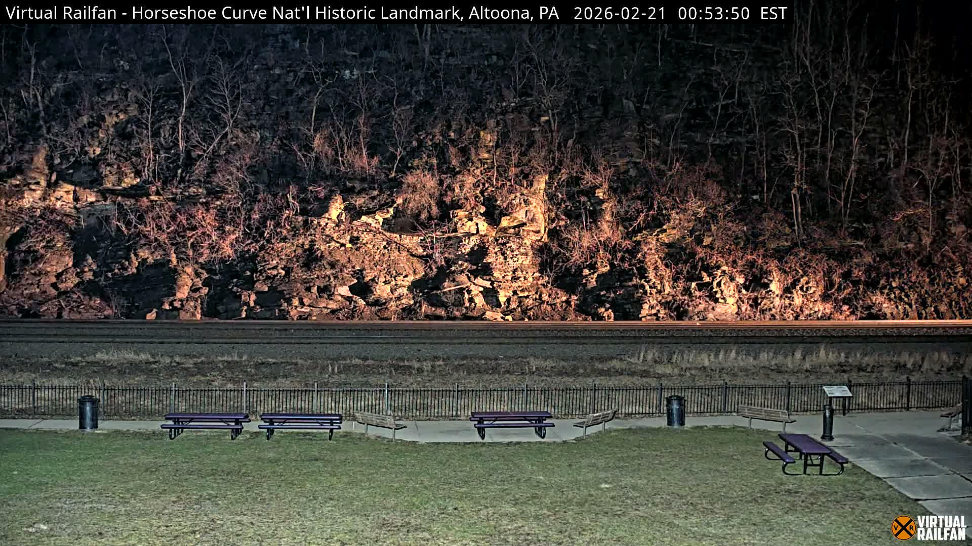 Altoona, The  Horseshoe Curve National Historic Landmark Railroad Live Cam - Altoona, Blair County, Pennsylvania, USA