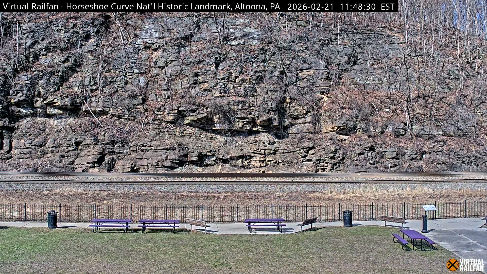 Altoona, The  Horseshoe Curve National Historic Landmark Railroad Live Cam - Altoona, Blair County, Pennsylvania, USA