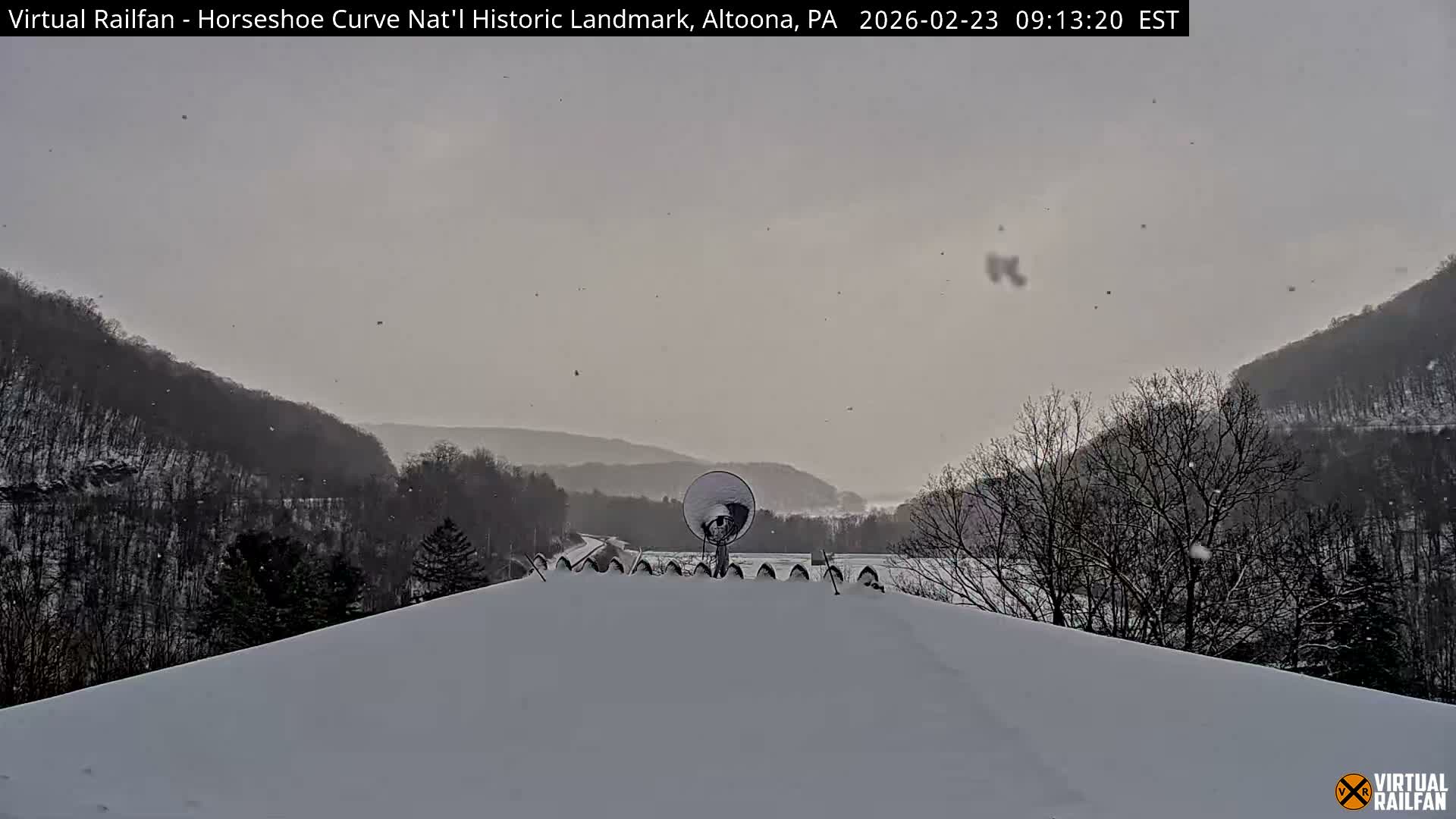 Altoona, The  Horseshoe Curve National Historic Landmark Railroad Live Cam - Altoona, Blair County, Pennsylvania, USA