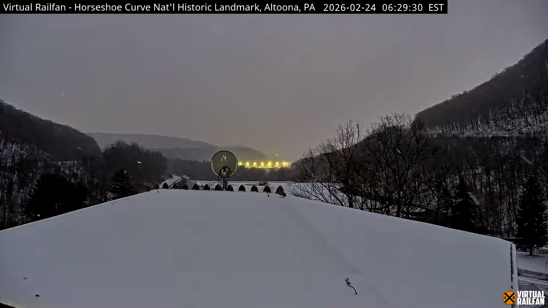 Altoona, The  Horseshoe Curve National Historic Landmark Railroad Live Cam - Altoona, Blair County, Pennsylvania, USA