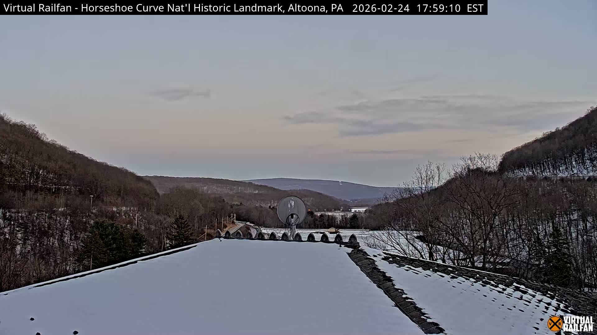 Altoona, The  Horseshoe Curve National Historic Landmark Railroad Live Cam - Altoona, Blair County, Pennsylvania, USA