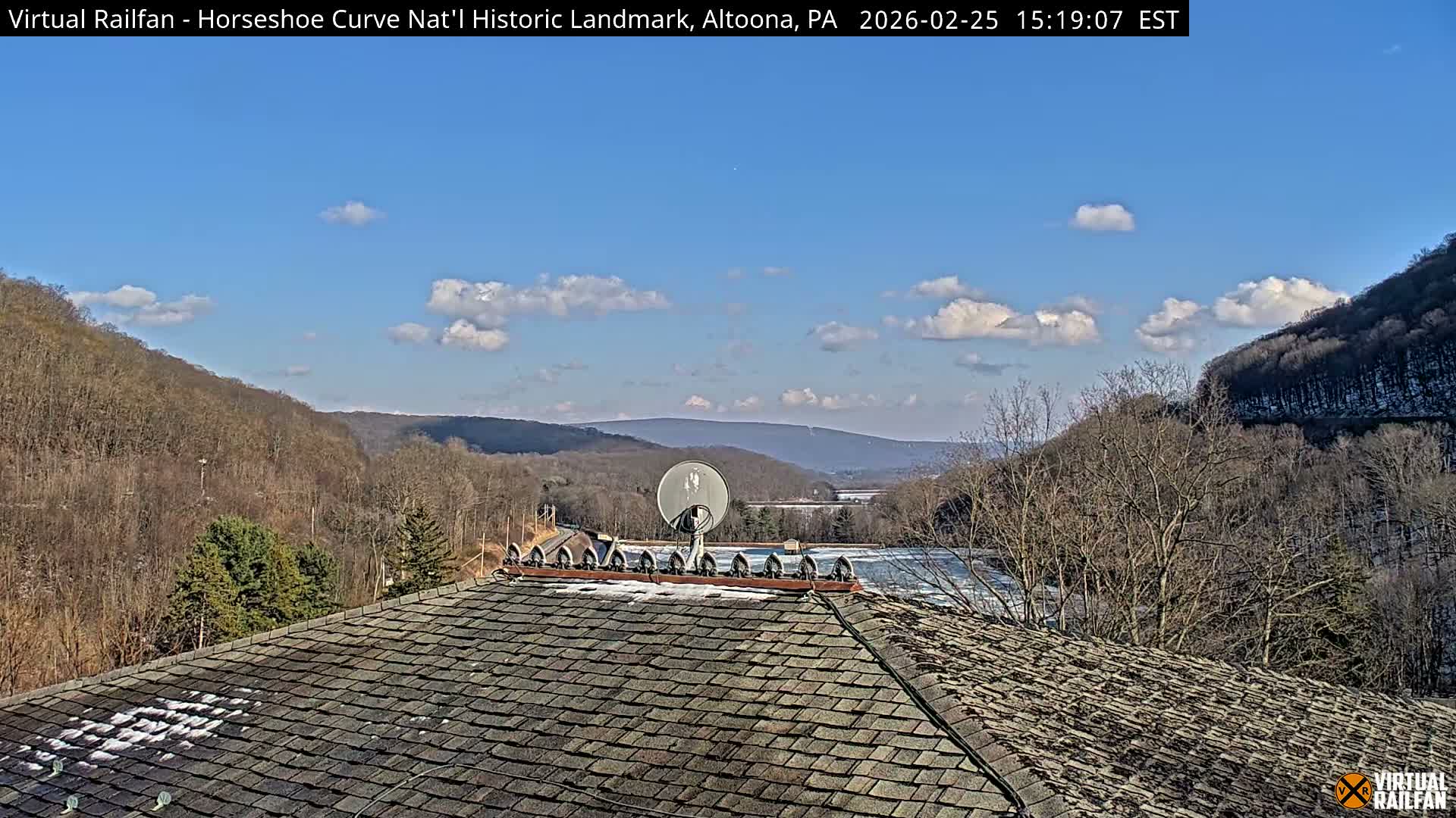Altoona, The  Horseshoe Curve National Historic Landmark Railroad Live Cam - Altoona, Blair County, Pennsylvania, USA