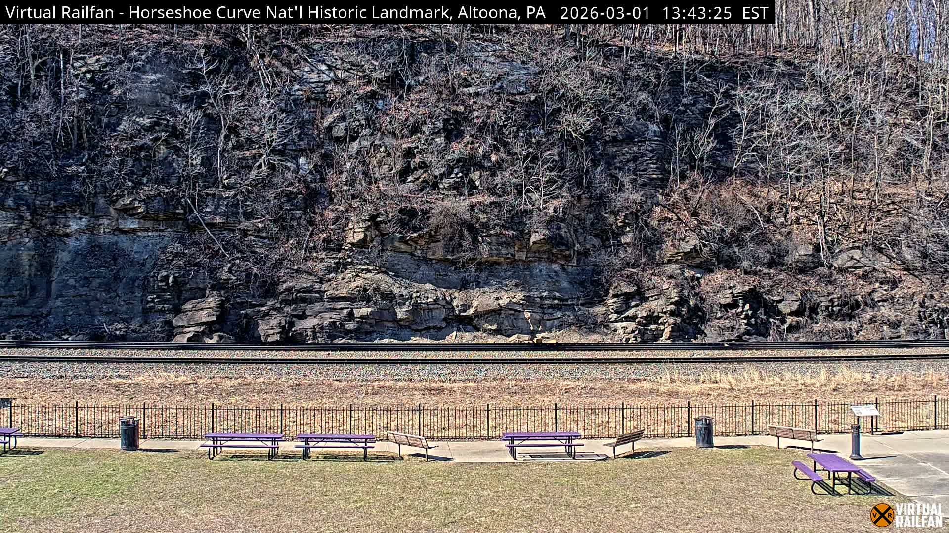 Altoona, The  Horseshoe Curve National Historic Landmark Railroad Live Cam - Altoona, Blair County, Pennsylvania, USA