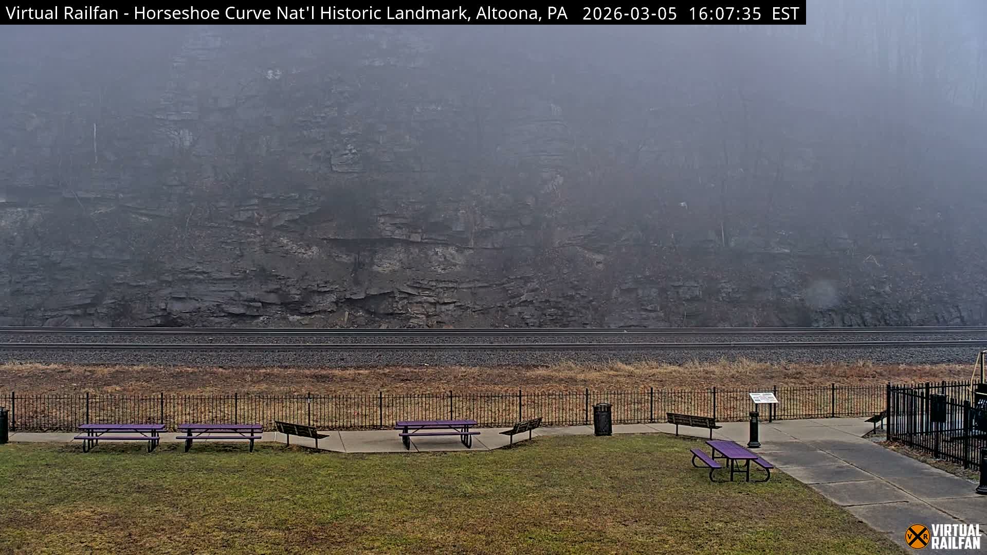 Altoona, The  Horseshoe Curve National Historic Landmark Railroad Live Cam - Altoona, Blair County, Pennsylvania, USA