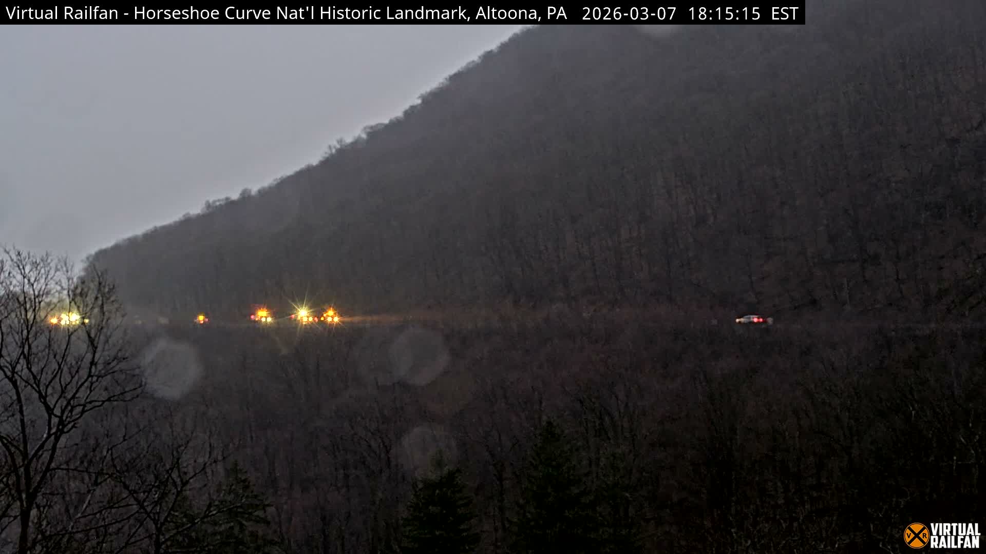 Altoona, The  Horseshoe Curve National Historic Landmark Railroad Live Cam - Altoona, Blair County, Pennsylvania, USA
