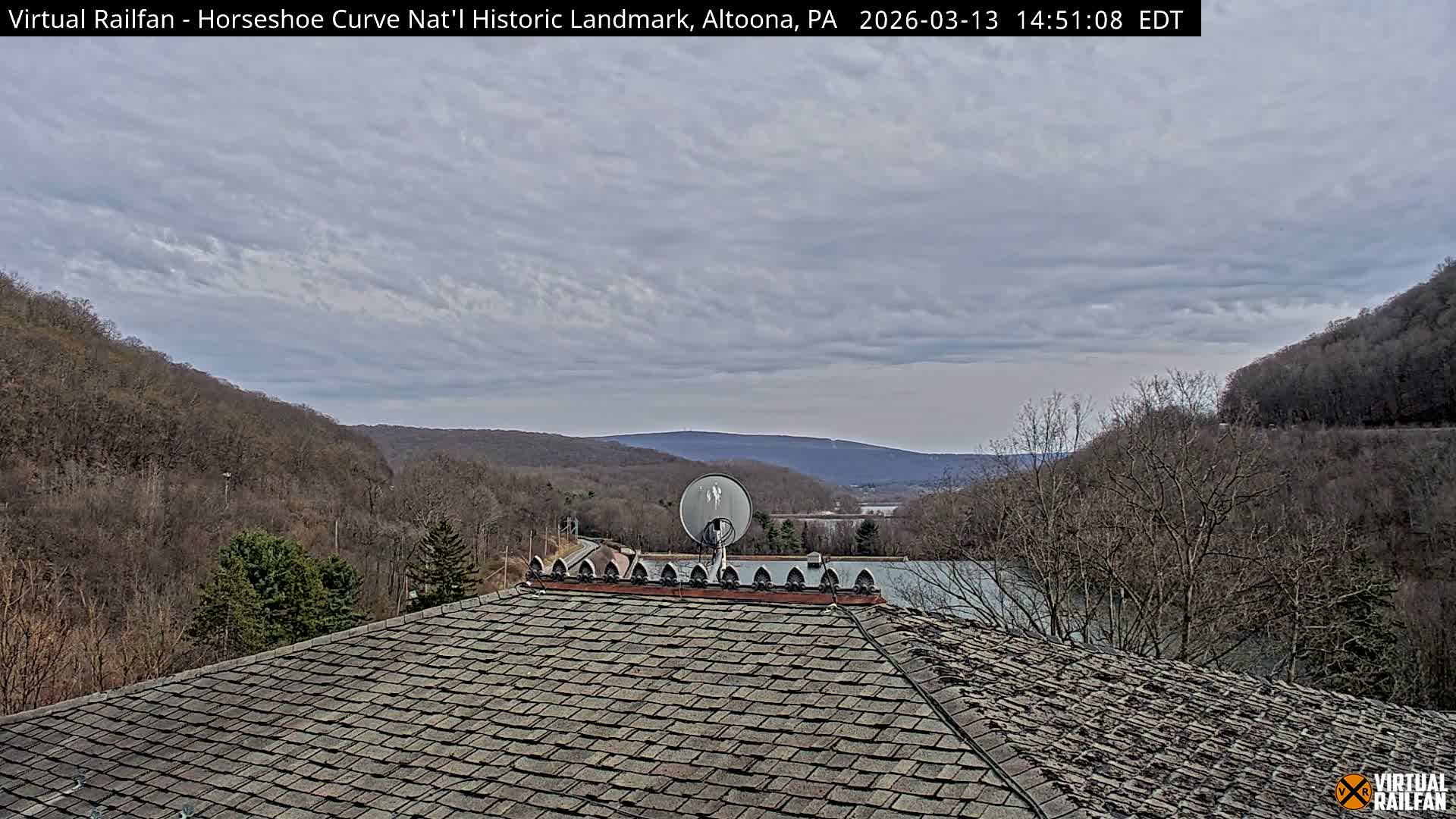 Altoona, The  Horseshoe Curve National Historic Landmark Railroad Live Cam - Altoona, Blair County, Pennsylvania, USA