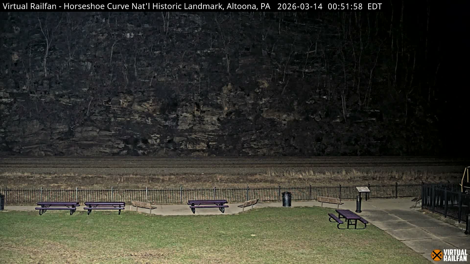 Altoona, The  Horseshoe Curve National Historic Landmark Railroad Live Cam - Altoona, Blair County, Pennsylvania, USA