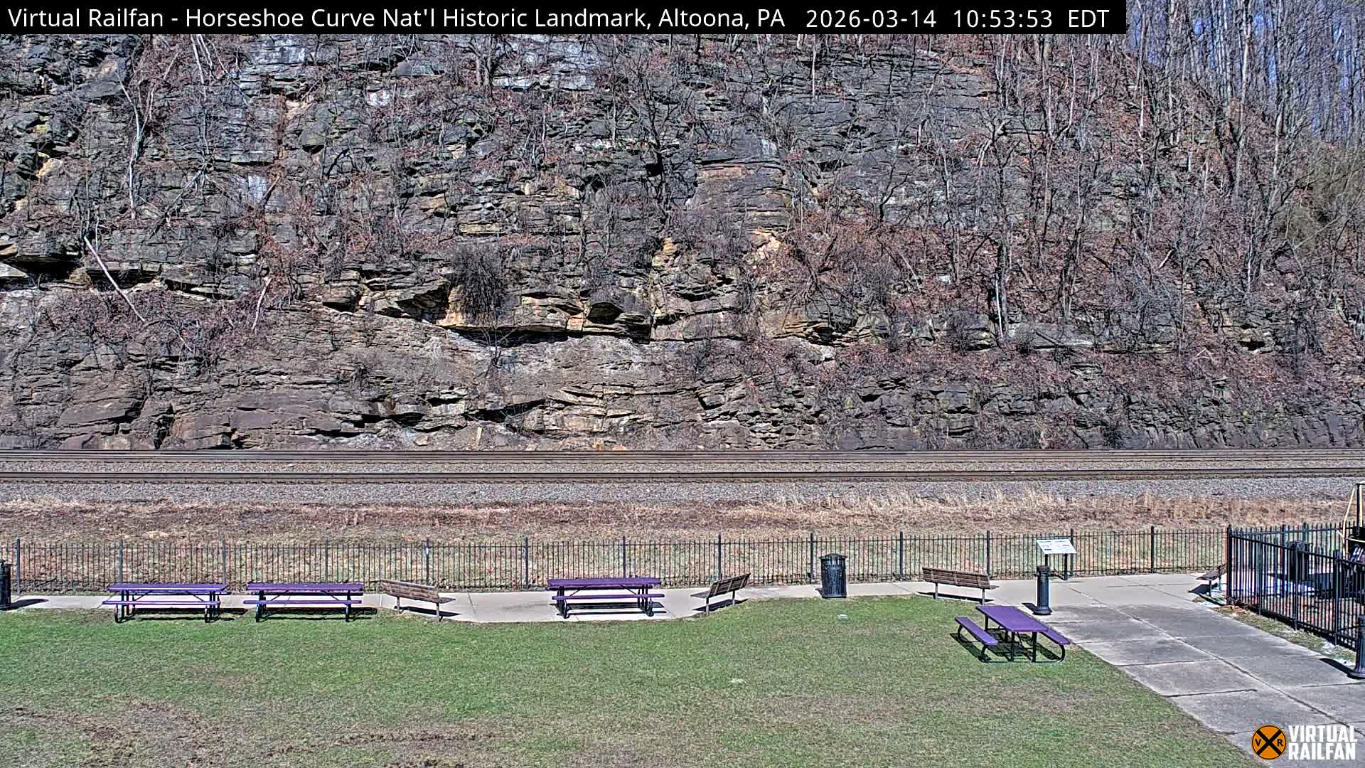 Altoona, The  Horseshoe Curve National Historic Landmark Railroad Live Cam - Altoona, Blair County, Pennsylvania, USA