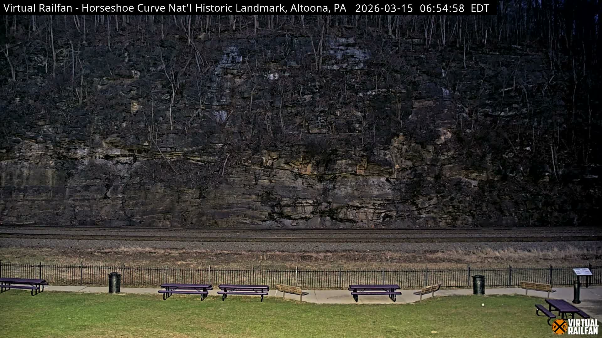 Altoona, The  Horseshoe Curve National Historic Landmark Railroad Live Cam - Altoona, Blair County, Pennsylvania, USA