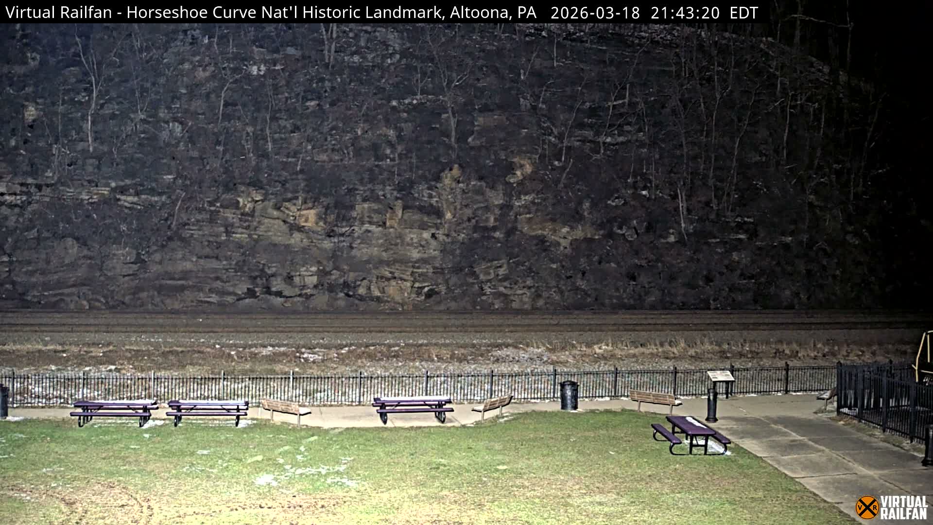 Altoona, The  Horseshoe Curve National Historic Landmark Railroad Live Cam - Altoona, Blair County, Pennsylvania, USA