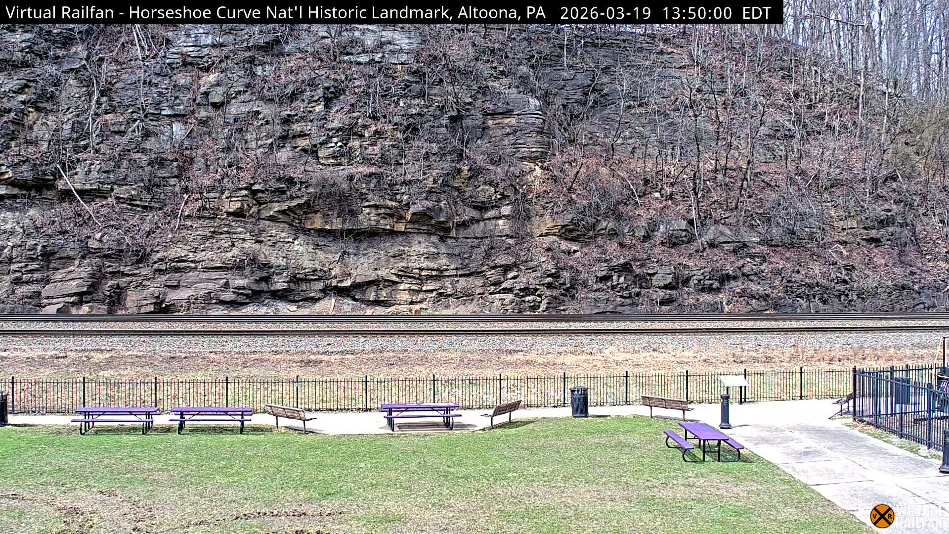 Altoona, The  Horseshoe Curve National Historic Landmark Railroad Live Cam - Altoona, Blair County, Pennsylvania, USA