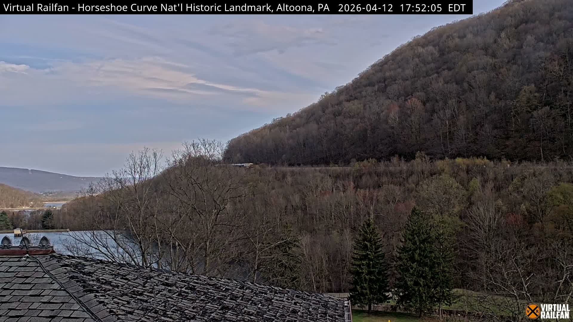 Altoona, The  Horseshoe Curve National Historic Landmark Railroad Live Cam - Altoona, Blair County, Pennsylvania, USA