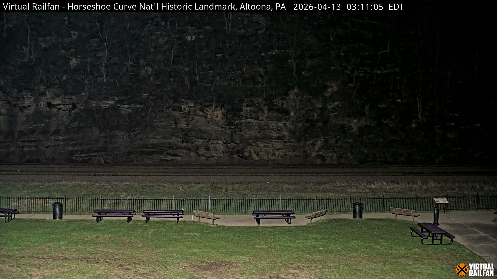 Altoona, The  Horseshoe Curve National Historic Landmark Railroad Live Cam - Altoona, Blair County, Pennsylvania, USA