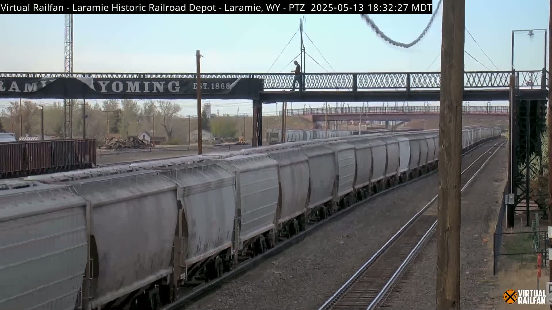 Laramie Historic Railroad Depot Live Cam - Laramie, Albany, Wyoming, USA 