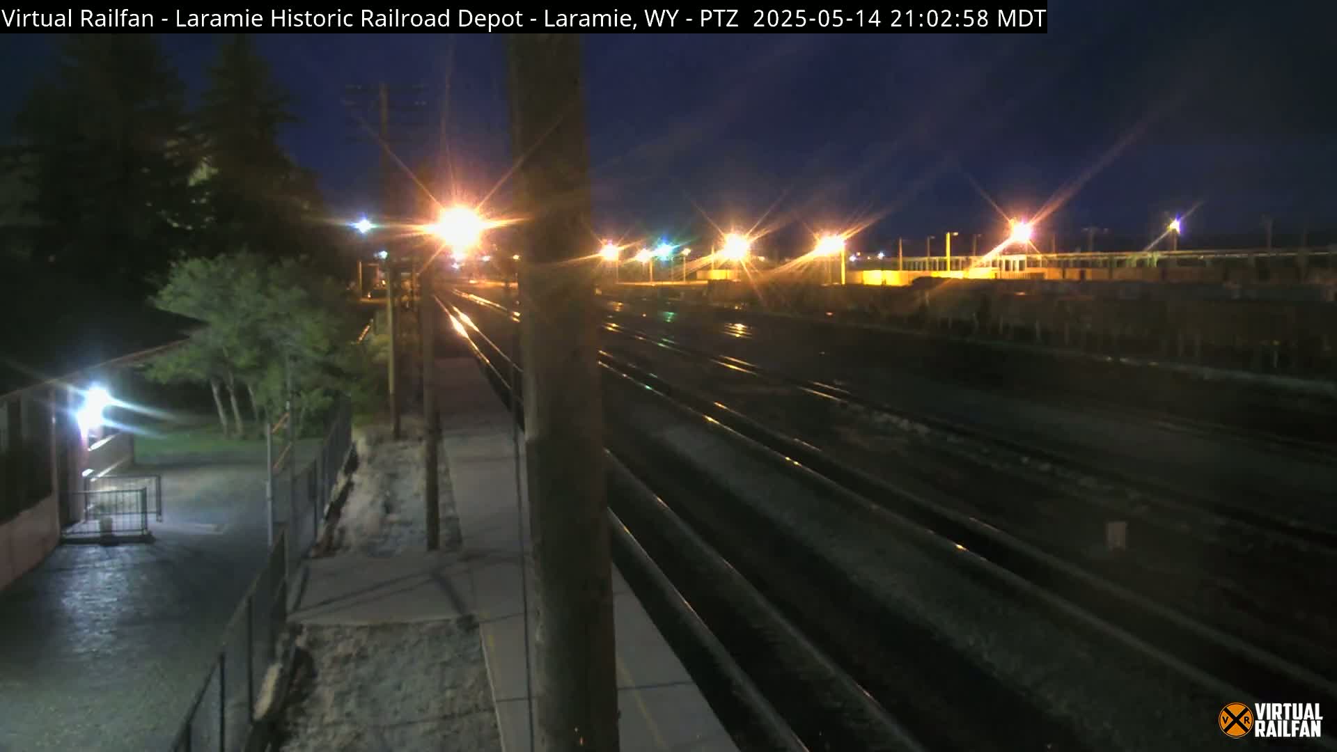 Laramie Historic Railroad Depot Live Cam - Laramie, Albany, Wyoming, USA 