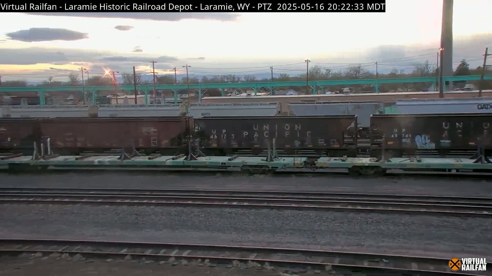 Laramie Historic Railroad Depot Live Cam - Laramie, Albany, Wyoming, USA 