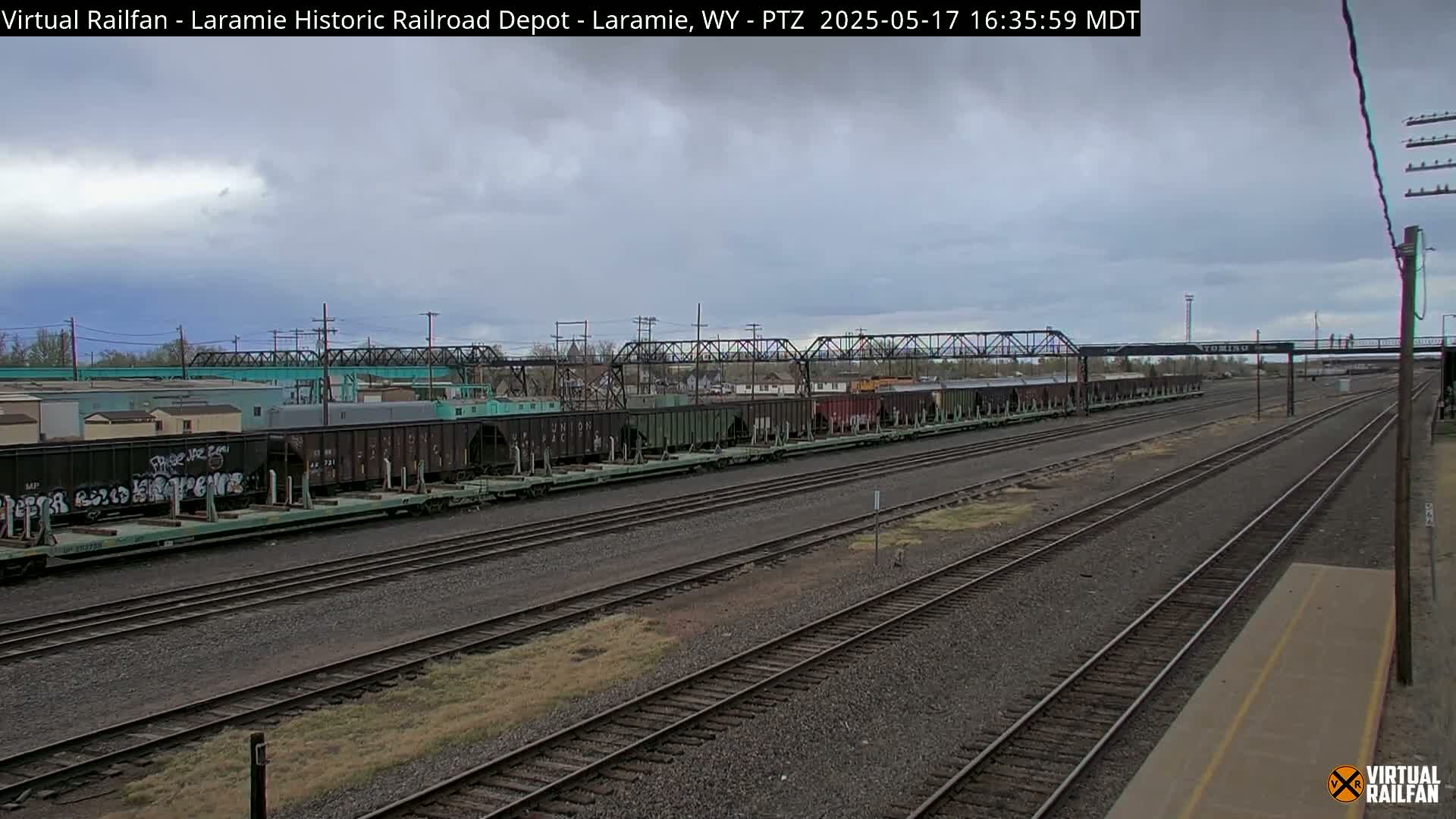 Laramie Historic Railroad Depot Live Cam - Laramie, Albany, Wyoming, USA 