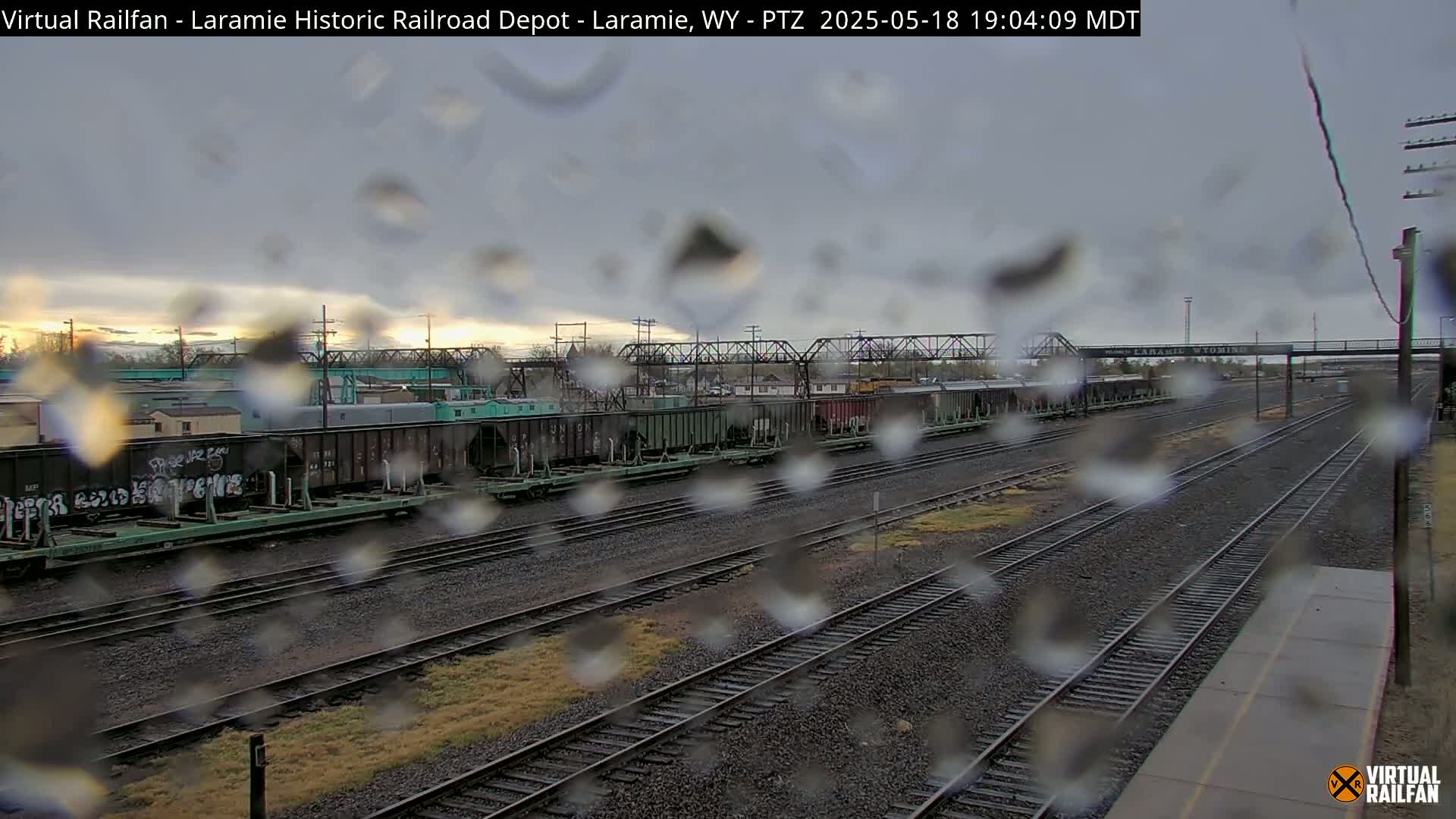 Laramie Historic Railroad Depot Live Cam - Laramie, Albany, Wyoming, USA 