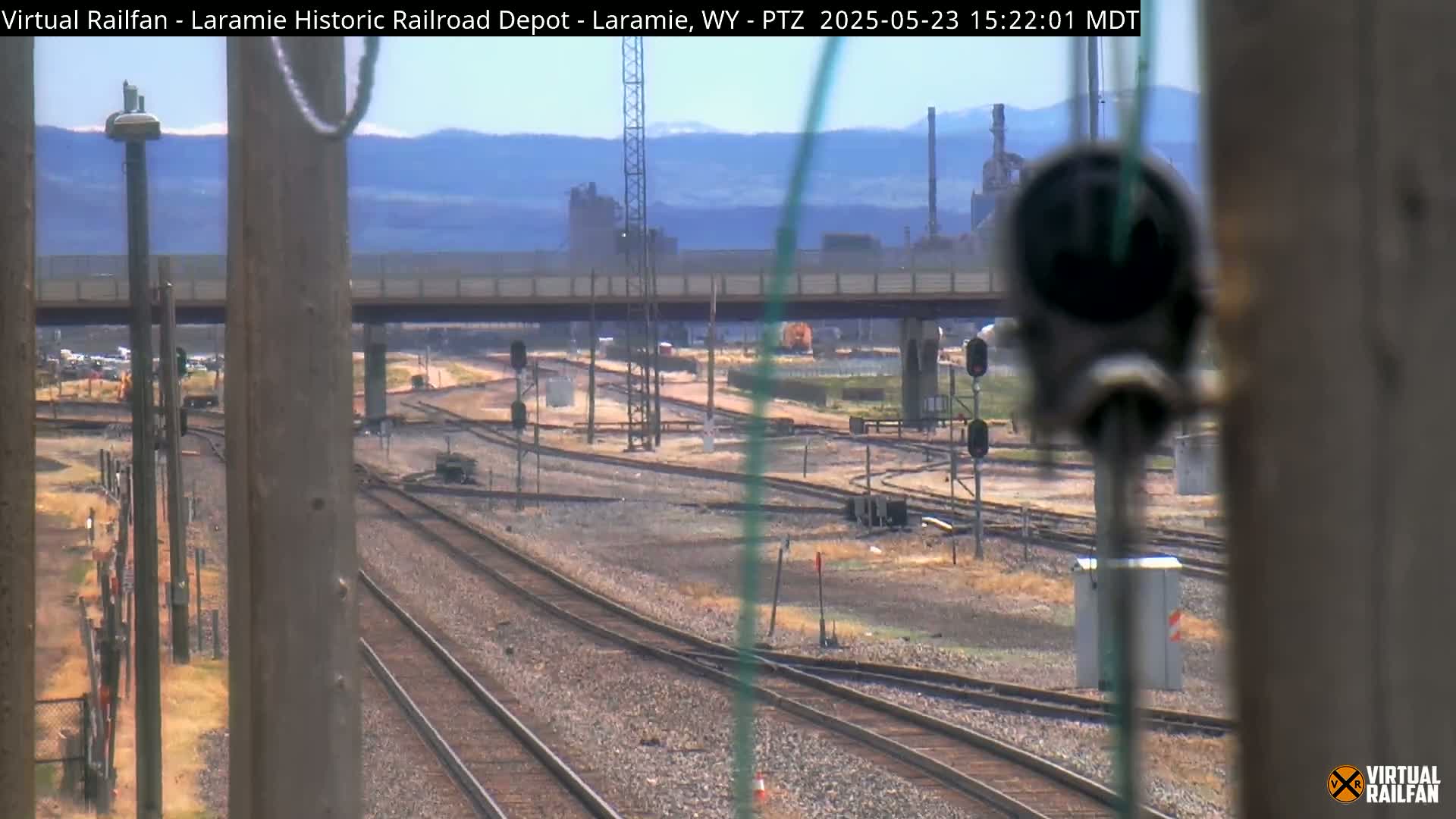 Laramie Historic Railroad Depot Live Cam - Laramie, Albany, Wyoming, USA 