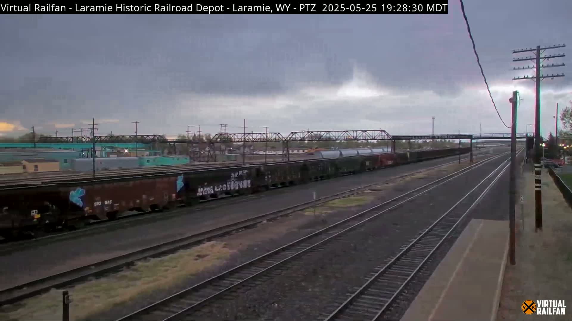Laramie Historic Railroad Depot Live Cam - Laramie, Albany, Wyoming, USA 