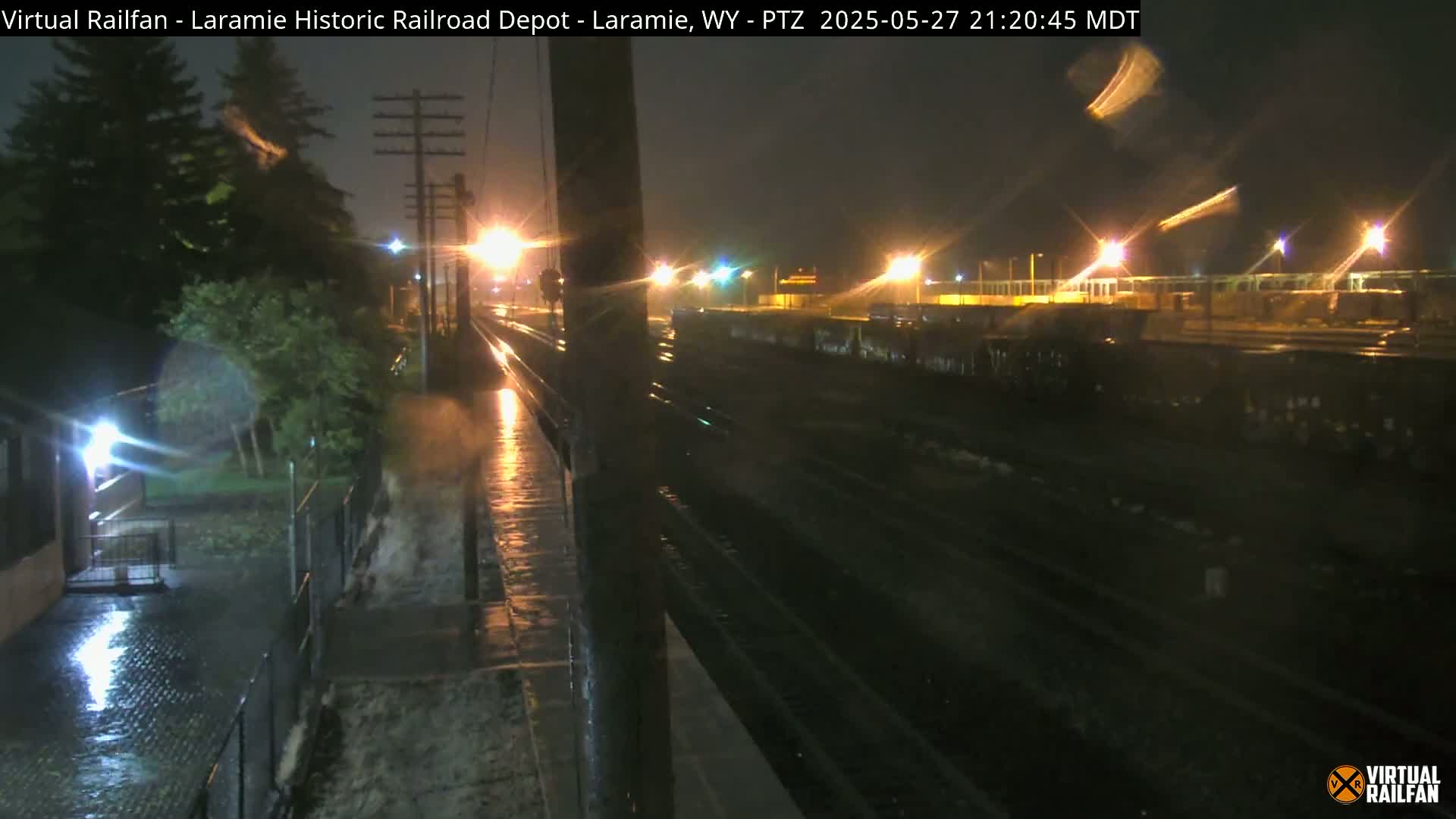 Laramie Historic Railroad Depot Live Cam - Laramie, Albany, Wyoming, USA 