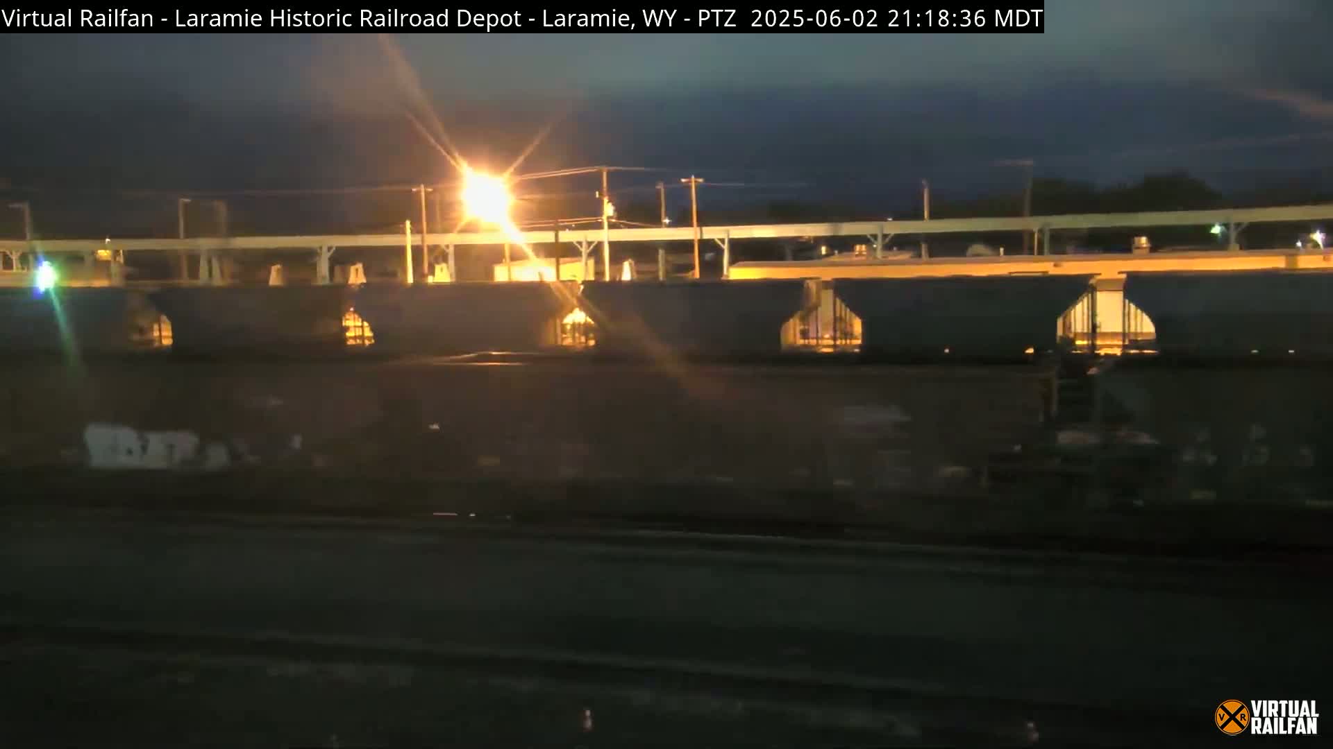Laramie Historic Railroad Depot Live Cam - Laramie, Albany, Wyoming, USA 