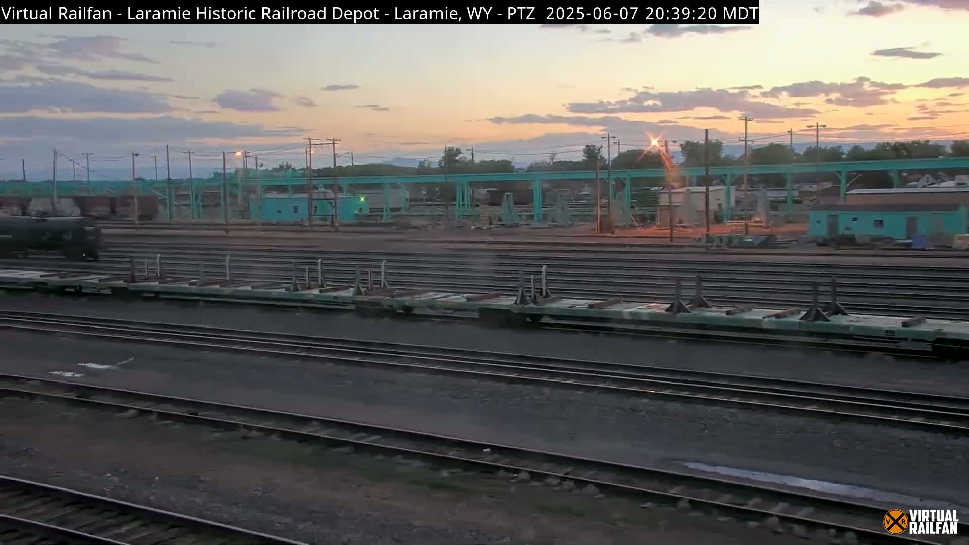 Laramie Historic Railroad Depot Live Cam - Laramie, Albany, Wyoming, USA 