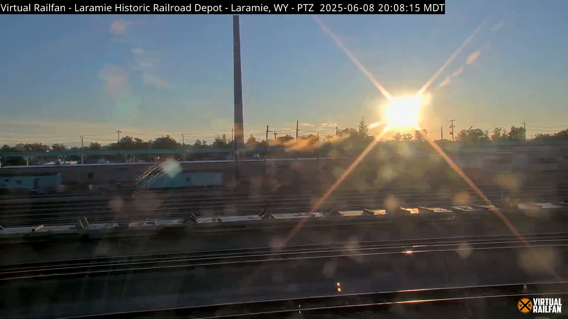 Laramie Historic Railroad Depot Live Cam - Laramie, Albany, Wyoming, USA 