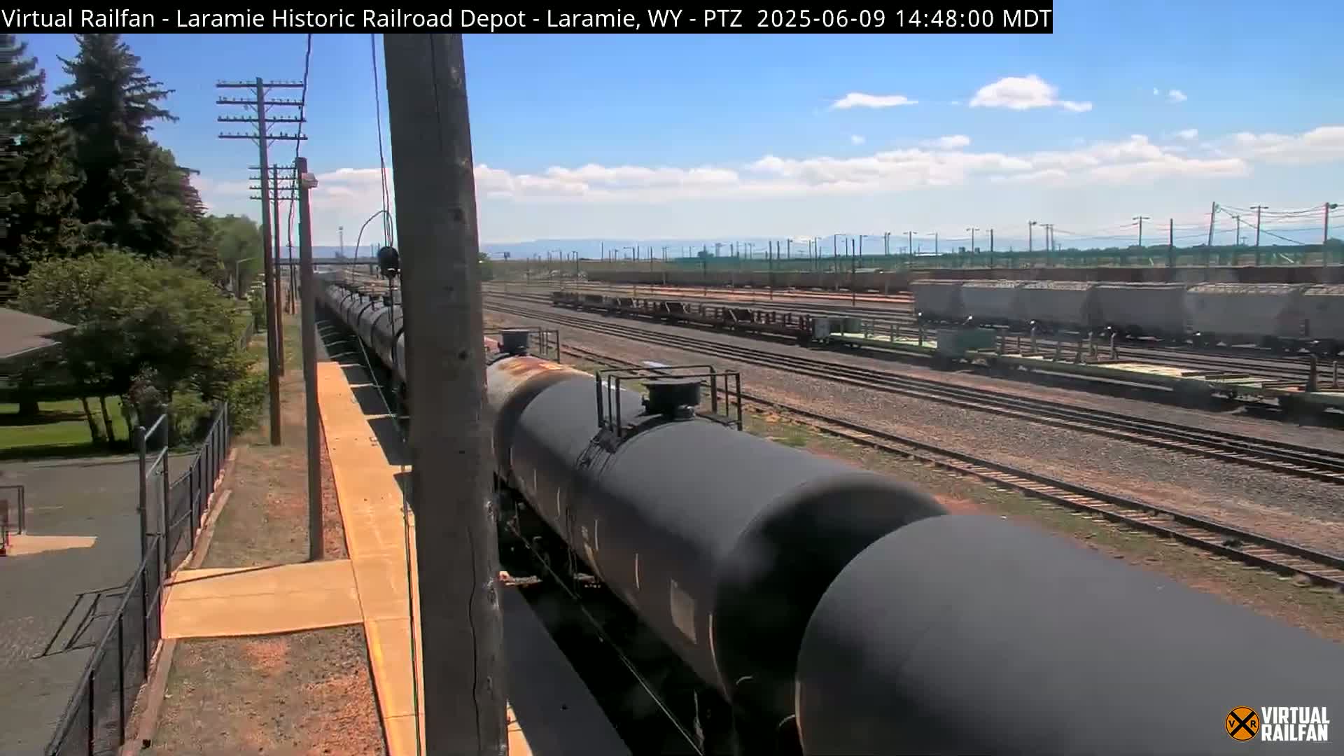 Laramie Historic Railroad Depot Live Cam - Laramie, Albany, Wyoming, USA 